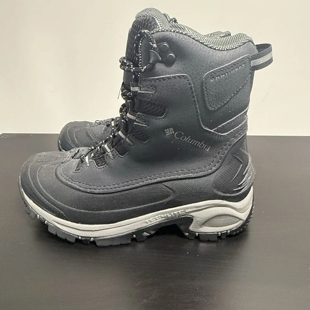 Columbia Techlite Winter Boots Mens 8.5 Omni-Heat Waterproof Black Snow Gorpcore